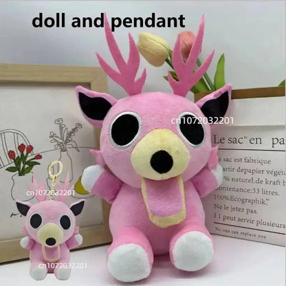 Forest Animal Plush Toy – Elk Deer & Owl Stuffed Doll 2pcs 14