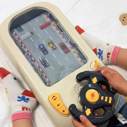 Kids Electronic Steering Wheel Racing Game Toy – Interactive Simulation Driving Toy (5 Colors)