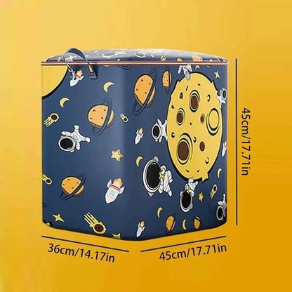 Clothes Storage Bins Cute Teddy Bear Quilt Storage Bag Box 100L