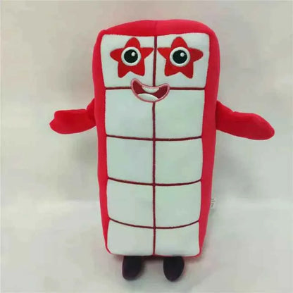 10pcs Cartoon number Plush Doll Toy Educational Stuffed Movie TV number Toys Kids Gift early childhood education doll