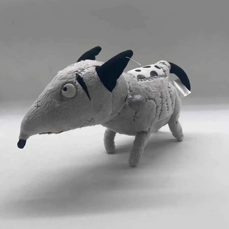 Patchwork Dog Plush Toy – Soft Gothic Puppy Stuffed Doll Dog 9.8" (25cm)