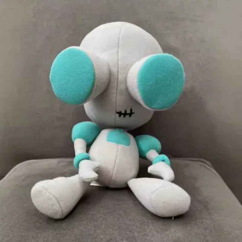 Green Alien Plush Toy – 3D Eyes Soft Stuffed Doll