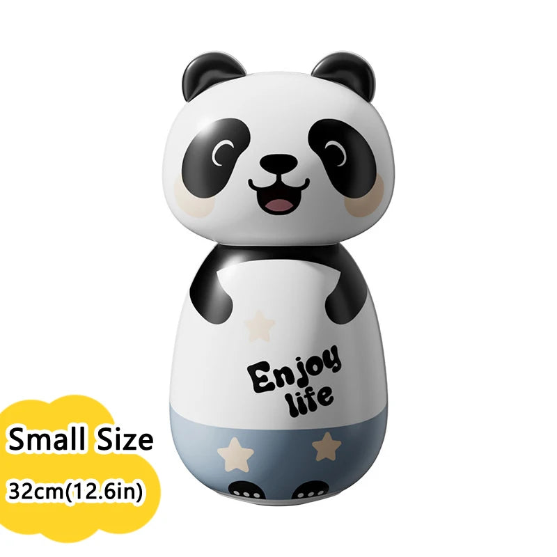 Kawaii Panda Inflatable Punching Bag Tumbler – Kids Boxing Wobbler Bop Bag Indoor Outdoor Toy (2 Sizes) C-S-32cm