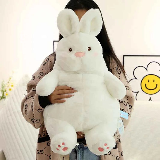Giant Lazy Rabbit Plush Doll (15.7-31.5 in) - Cute White Bunny Sleep Pillow Gift
