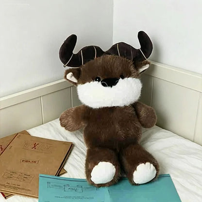 Cute Cow Plush Toy – Soft Stuffed Cow Companion Plush A 15.7" (40cm)