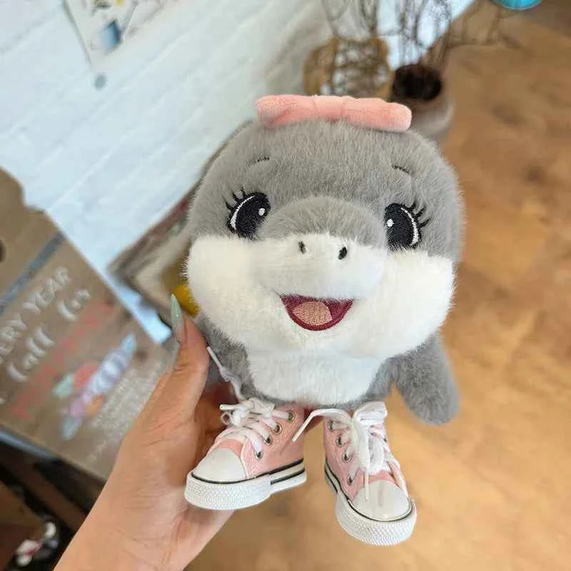 23cm Tungtungtung Italian Brainrot Al Tralalero Tralala Plush Doll Shoe-wearing shark Telalaero Telala Plush Toy Shark Kids Gift