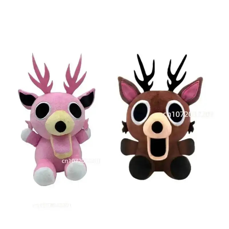 Forest Animal Plush Toy – Elk Deer & Owl Stuffed Doll 2pcs doll