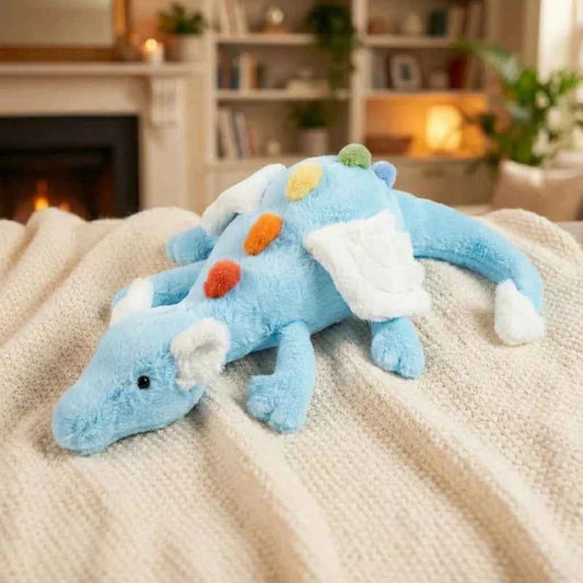 Sky Dragon Plush Toy – Cute Soft Dragon Stuffed Animal Pillow Sky Dragon