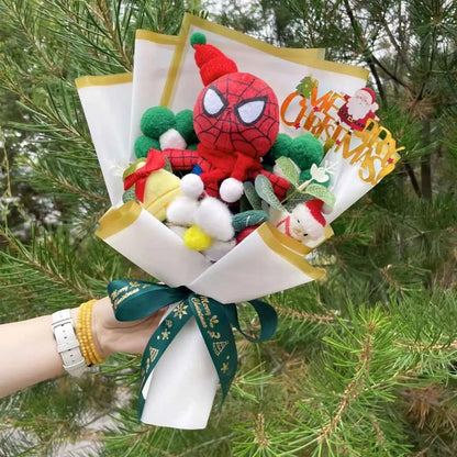 Kawaii My Melody/Kuromi Plush Bouquet (13.8 in) - Creative Stuffed Animal Roses Gift