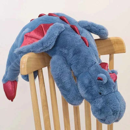 Dragon Plush Toy Soft Toy Stuffed Animal Big Flying Wings Dinosaur Throw Pillow Home Decor Doll Peluche Kids Toy Birthday Gift