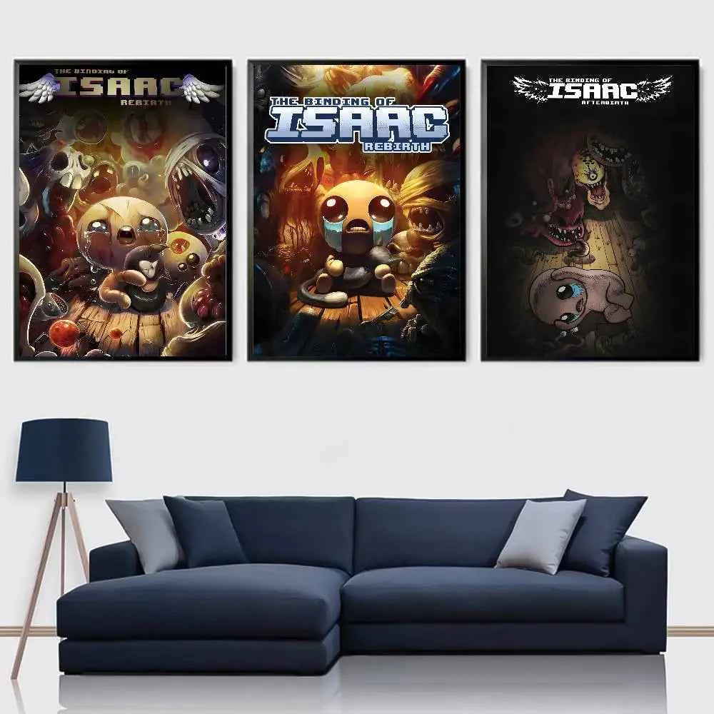 The Binding Of Isaac Poster - High Quality PVC Aesthetic Wall Decoration Painting