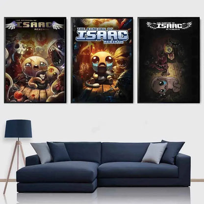 The Binding Of Isaac Poster - High Quality PVC Aesthetic Wall Decoration Painting