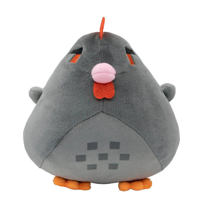 Multicolored Chicken Pillow Plush Soft Stuffed Animal Grey 20cm (7.9")