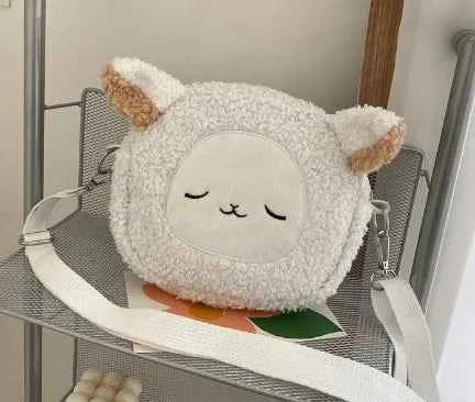 Kawaii Cute Doll Small Round Bag (6.7 in) - Stylish Women's Crossbody Phone Bag