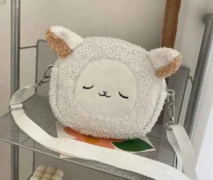 Kawaii Cute Doll Small Round Bag (6.7 in) - Stylish Women's Crossbody Phone Bag