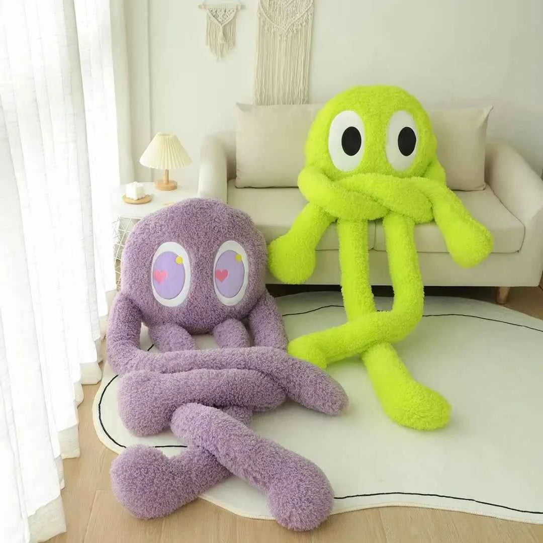 Giant Long Legs Octopus Plush Toy (35.4/74.8 in) - Soft Stuffed Squid Pillow Gift