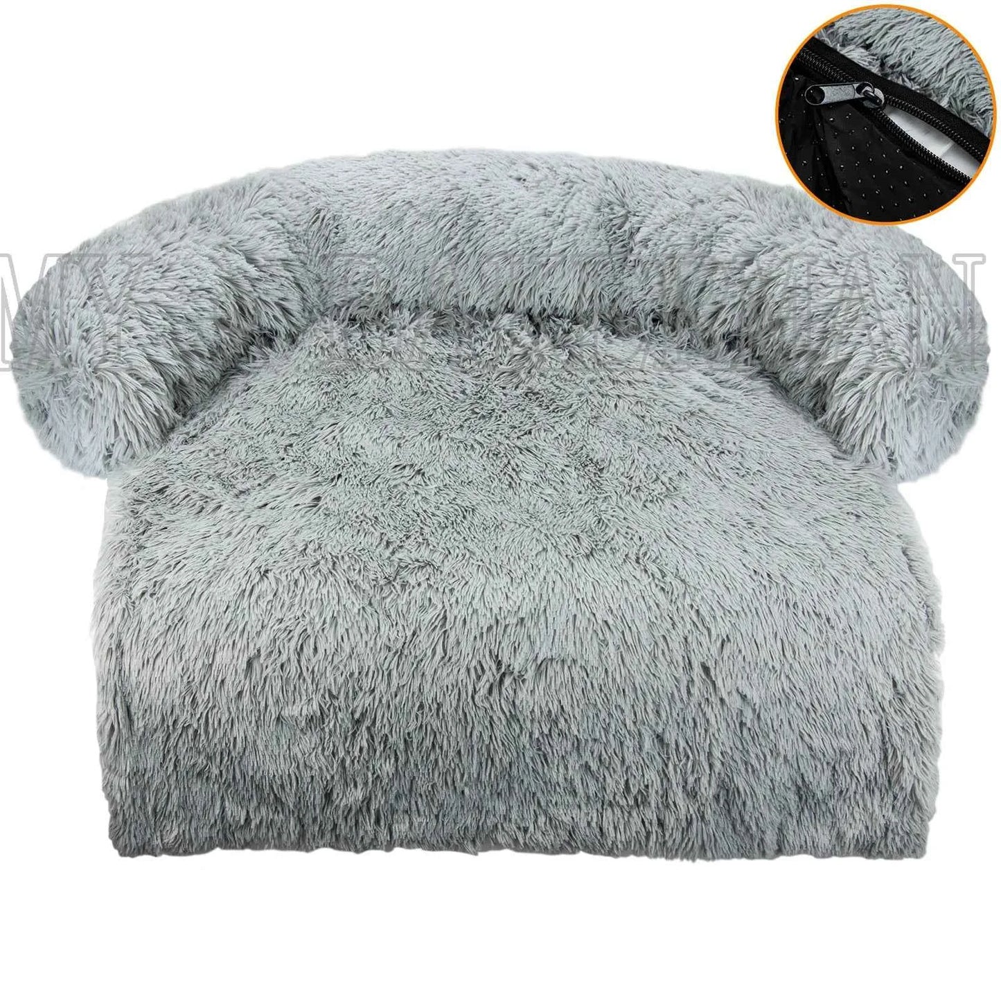 Washable blanket Sofa cover Large dog bed Sofa plush dog pet House sofa cushion plush warm kennel pet cat puppy cushion. Winter