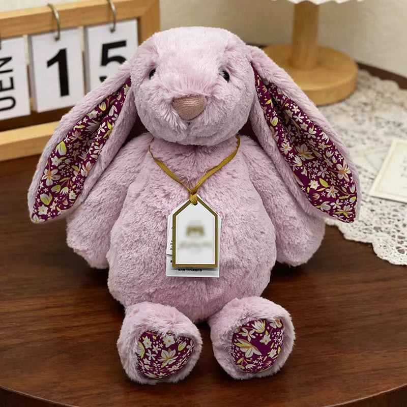New JC Platinum Edition Pink Floral Rabbit Plush Toy Plush