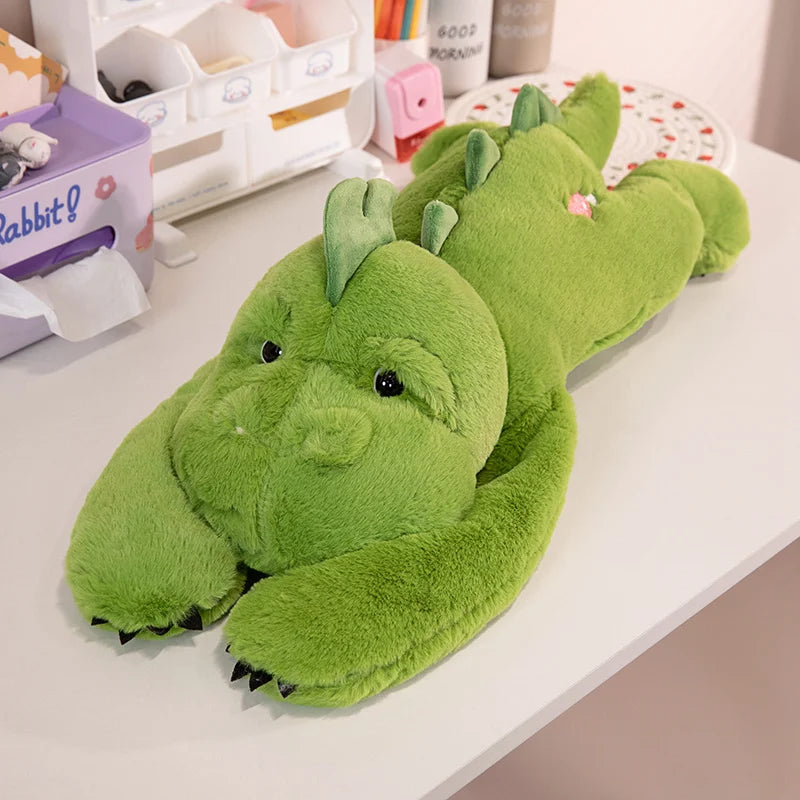 Long Arm Weighted Plush Animal Pillow – Soft Fluffy Stuffed Cushion