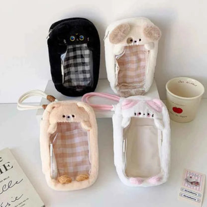 Cartoon Window Storage Bag Handle Walking Handbag Phone Bag