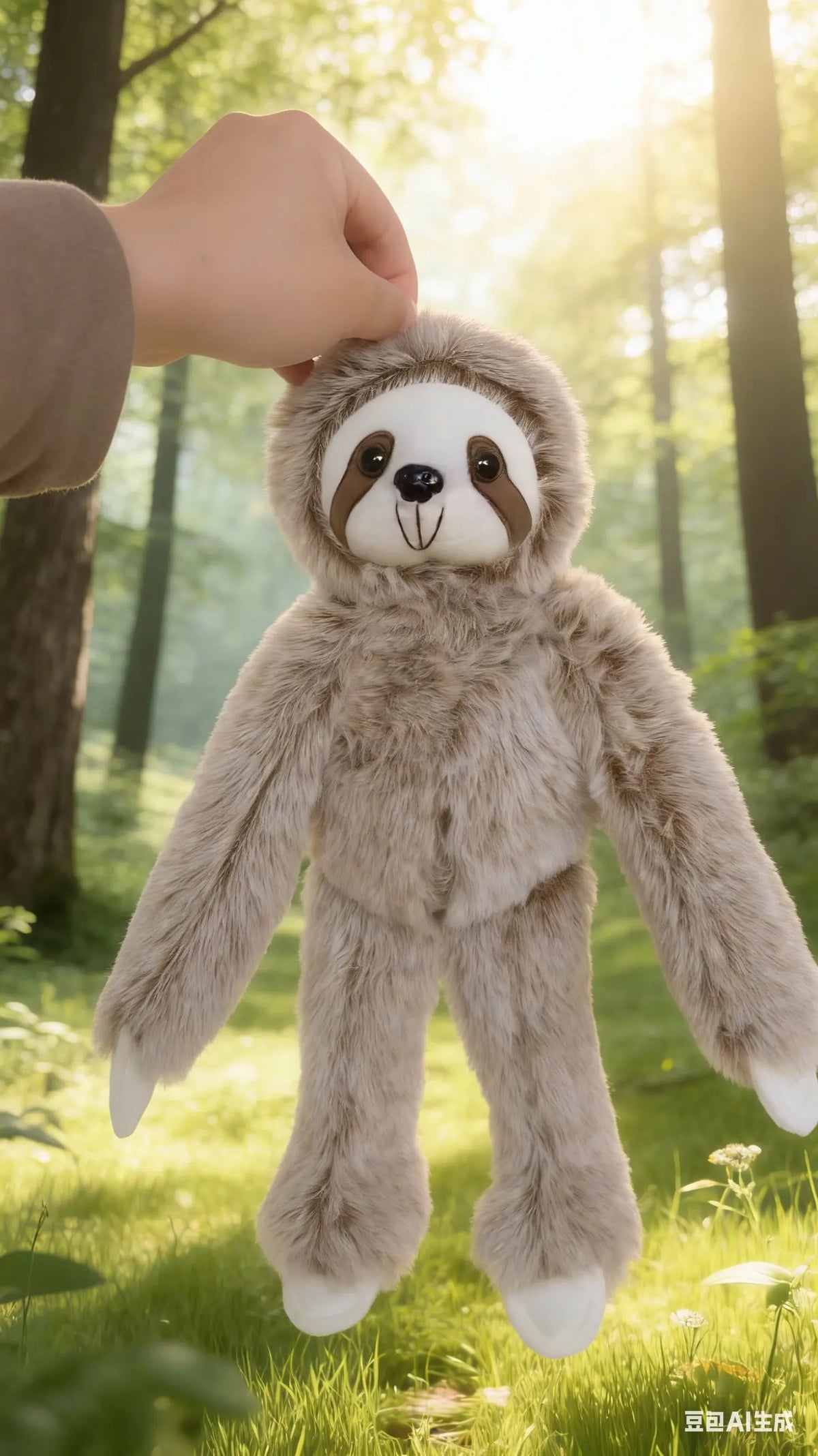 50/70CM Kawaii Forest Animal Lovely Sloth Stuffed Plush Toy Doll Children's Koala Handmade Doll Holiday Gift Pillow Brown