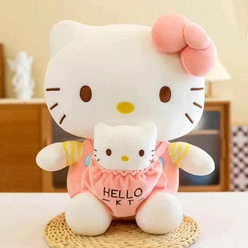 Mother and Child Hello Kitty Plush Doll (12.60 inches) - Rose Cartoon Stuffed Toy