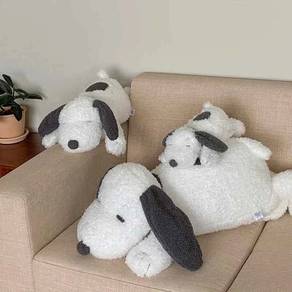 Snoopy Plush Cushion – Large Stuffed Dog Pillow for Sofa & Bed