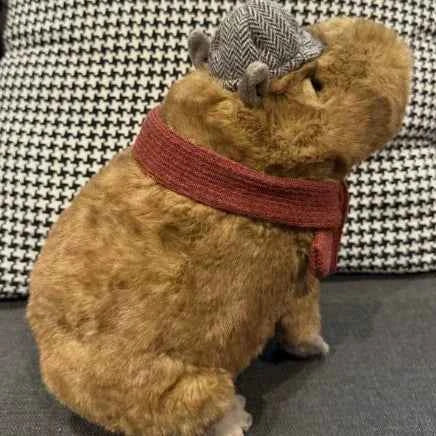 Realistic Capybara Plush Toy – Soft Lifelike Stuffed Animal Doll