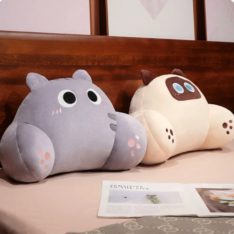 Thickened Cat Back Cushion Siamese Calico Cat Sofa Bed Home