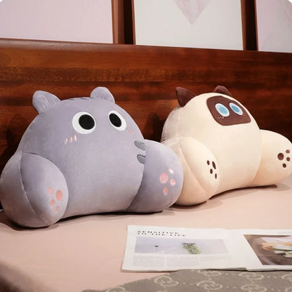 Thickened Cat Back Cushion Siamese Calico Cat Sofa Bed Home