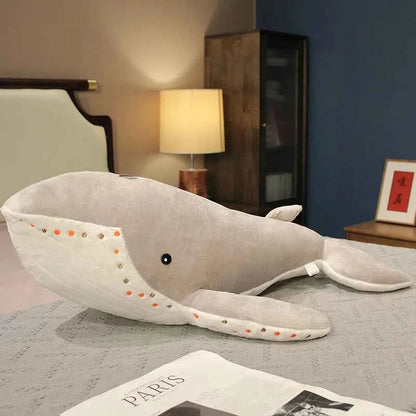 Giant Hammerhead Shark / Blue Whale Plush Toy (21.7-39.4 in) - Big Sleep Pillow Gift