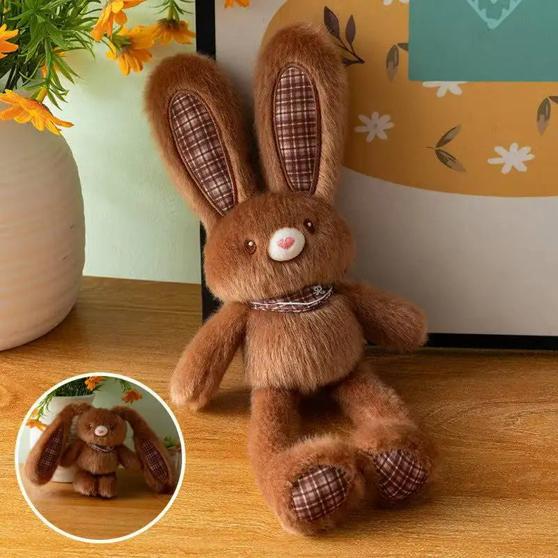 Kawaii Little Rabbit Plush Doll – Handmade Anime Style Stuffed Toy