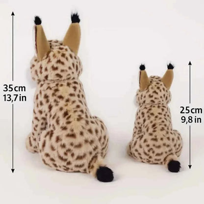Realistic Lynx Plush Toy – Soft Bobcat Stuffed Animal