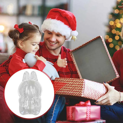 Labubu Protective Cover Labubu Protector Case Sitting Party Transparent Protective Shell Dust Cover Doll Transparent Cover