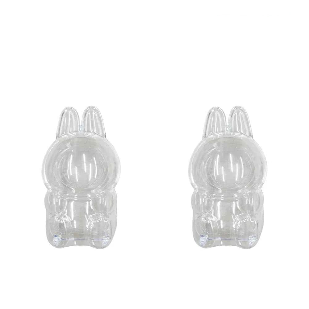 Labubu Protective Cover Labubu Protector Case Sitting Party Transparent Protective Shell Dust Cover Doll Transparent Cover