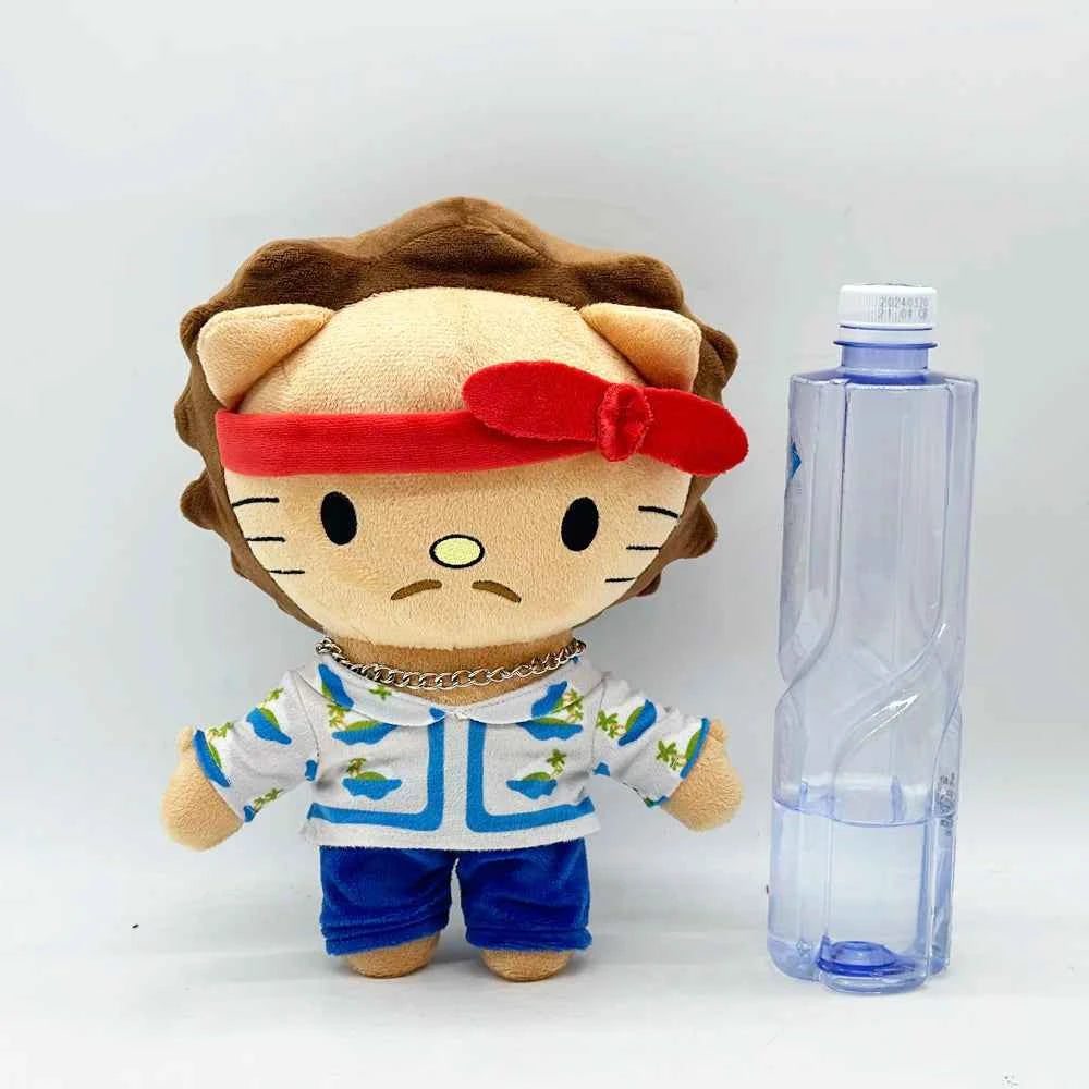 Kawaii Hello Kitty Bruno Mars Plush Doll (10.24 inches) - Stuffed Figure Fans Collect