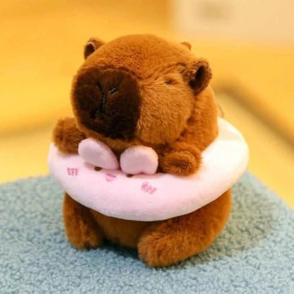 Cute 12cm Capybara Plush Toy: Hoodie, Wings & Keychain/Pendant Gift