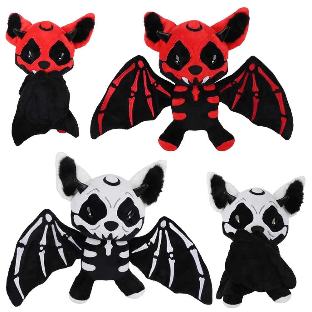 Skeleton Bat Plush Toy – Halloween Stuffed Animal Decor