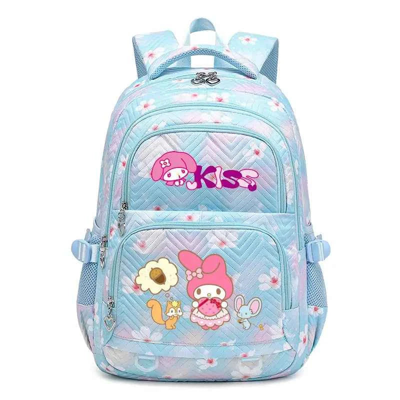 My Melody Waterproof Children Backpack - Princess Schoolbag for Teenage Girls (16.9 in)