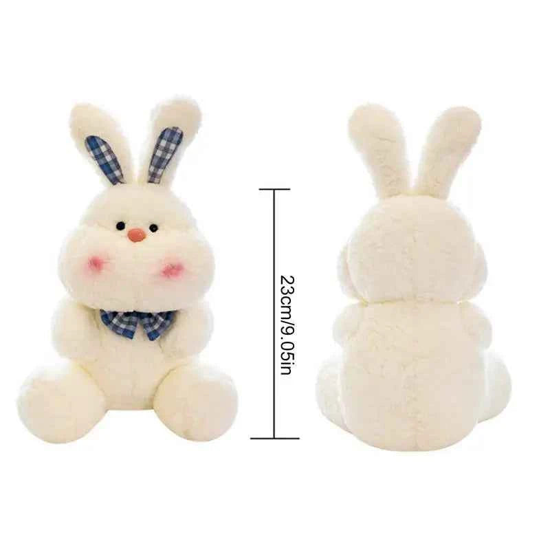 Cute Rabbit Doll Plush Toy (9 Inches) - Skin-Friendly Stuffed Animal for Bedroom & Home Decor
