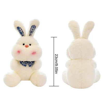 Cute Rabbit Doll Plush Toy (9 Inches) - Skin-Friendly Stuffed Animal for Bedroom & Home Decor