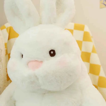 Giant Lazy Rabbit Plush Doll (15.7-31.5 in) - Cute White Bunny Sleep Pillow Gift