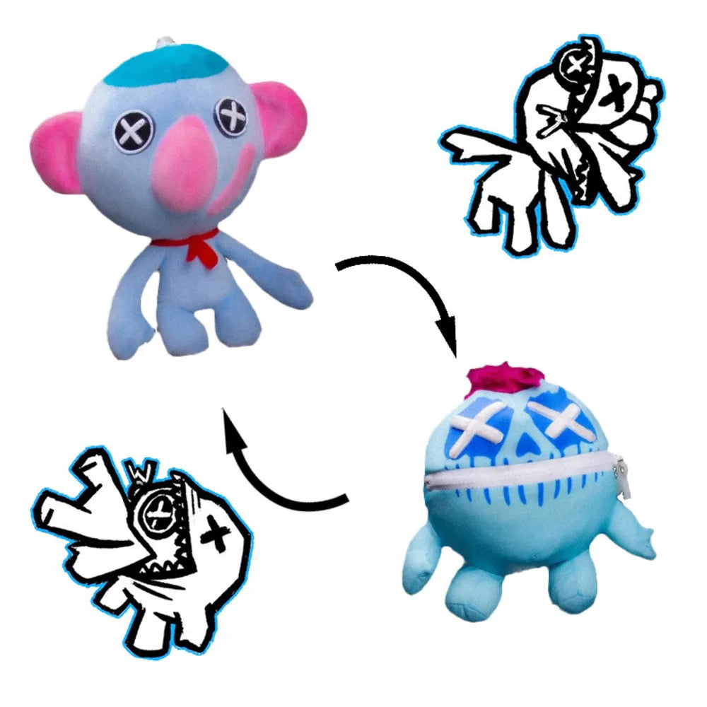 Wrongside Outimals Plush Toy – Soft Character Stuffed Doll 1 9.8" (25cm)