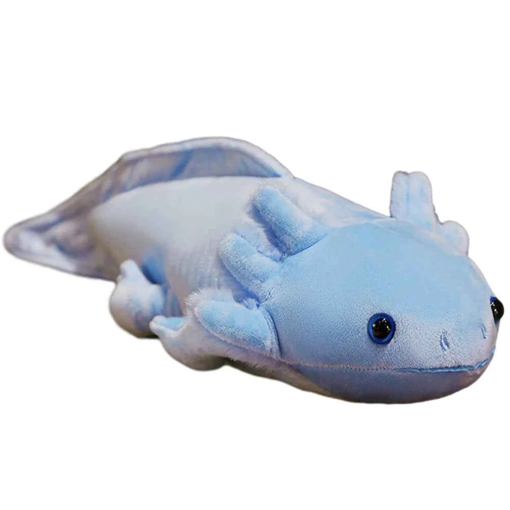 45cm Kawaii Mexicanum Axolotl Animal Dolls Cute Axolotl Stuffed Plush Toy Simulation Dinosaur Ambystoma Stuffed Doll for Kids