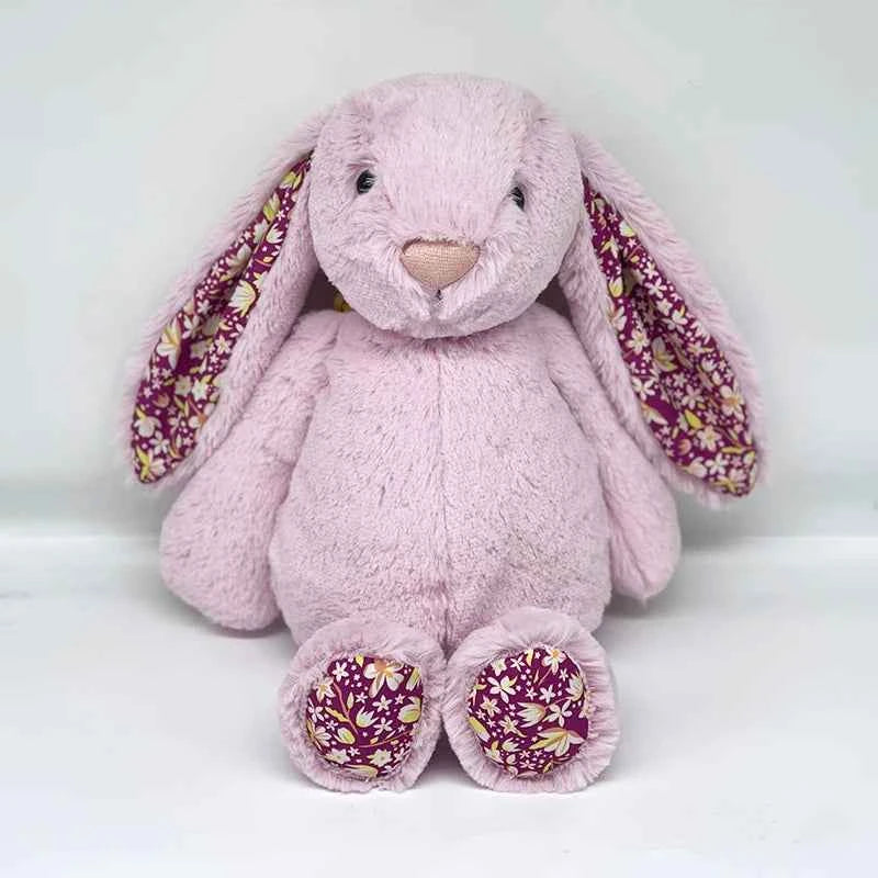 New JC Platinum Edition Pink Floral Rabbit Plush Toy Plush