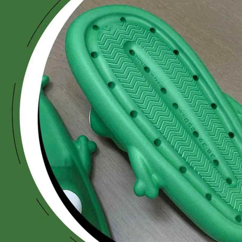 Frog House Slipper Cloud Woman Sandals Flip Flop Toad Soft