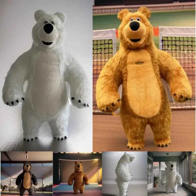 Giant Inflatable Martha Bear Costume – Adult Bear Mascot Suit