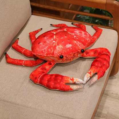 Kawaii Crab Plush Toy – Soft King Crab Pillow Cushion King crab
