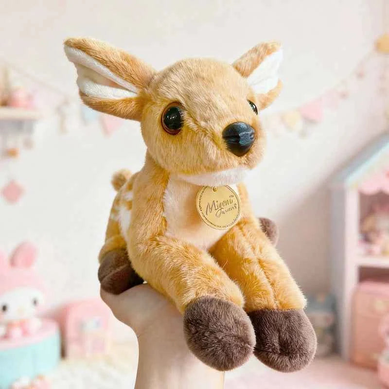 25cm Kawaii Giraffe Plush Toy - Stuffed Soft Giraffe Doll for Kids Lovely Deer Room Decor Birthday Gift