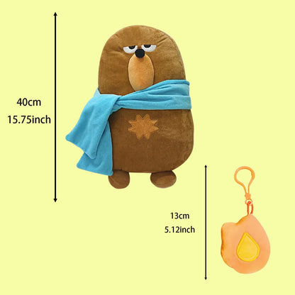 Kawaii Owl and Scarf Bear Plush Collection - Soft Stuffed Animal Dolls and Room Cushion Gift, 26 Styles GE